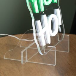 Samuel Alexander 29cm Hanging or Freestanding Christmas Ho Ho Ho Neon Sign - thumbnail 8