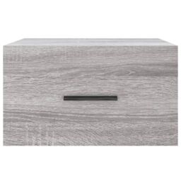 Berkfield Home Wall-mounted Bedside Cabinet Grey Sonoma 35x35x20 cm - Size: 35 x 35 x 20 cm - thumbnail 5