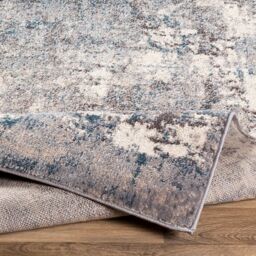 Livabliss Ankara - Abstract Blue Beige Modern Marble Living Dining Bedroom Rug - Size: 200 cm x 200 cm - thumbnail 4