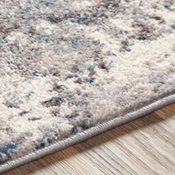 Livabliss Ankara - Abstract Blue Beige Modern Marble Living Dining Bedroom Rug - Size: 200 cm x 200 cm - thumbnail 3