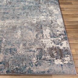 Livabliss Ankara - Abstract Blue Beige Modern Marble Living Dining Bedroom Rug - Size: 200 cm x 200 cm - thumbnail 5