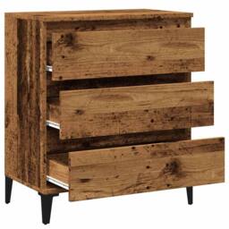 Berkfield Home Sideboard Old Wood 60x35x70 cm Engineered Wood in Brown - Size: 60 x 35 x 70 cm - thumbnail 7