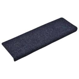 Berkfield Home Stair Mats 15 pcs Needle Punch 65x21x4 cm Blue - Size: Medium - thumbnail 3