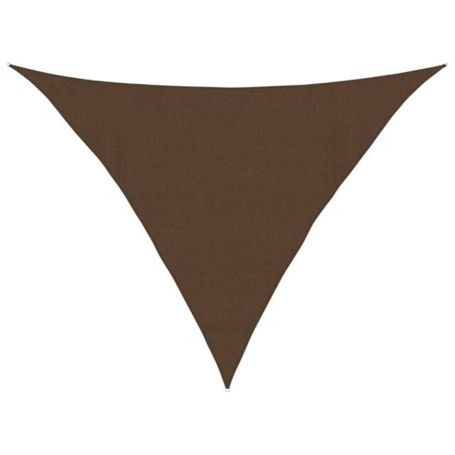 Berkfield Home Sunshade Sail 160 g/m ² Brown 4x4x5.8 m HDPE - image 1