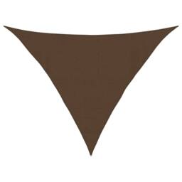 Berkfield Home Sunshade Sail 160 g/m ² Brown 4x4x5.8 m HDPE - thumbnail 1