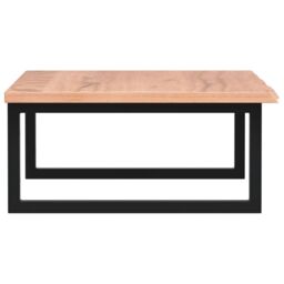 Berkfield Home Basin Shelf Wall Mounted Steel & Solid Wood Oak in Brown - thumbnail 5
