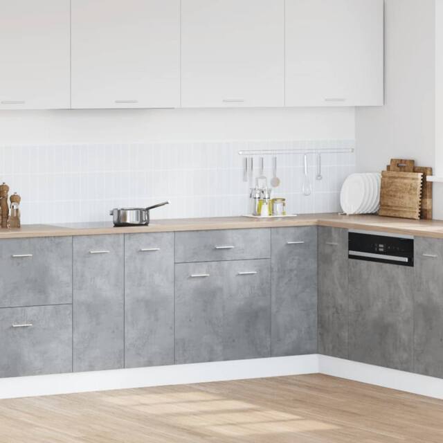 Berkfield Home Durable Drawer Bottom Cabinet Lyon Concrete Grey 60x46x81.5 cm En - image 1
