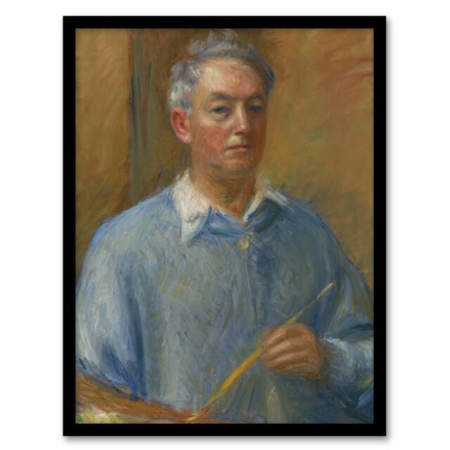 Artery8 Artist Self Portrait William James Glackens Framed Wall Art Print - Size: A4 - image 1