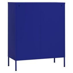 Berkfield Home Storage Cabinet Navy Blue 80x35x101.5 cm Steel - thumbnail 6