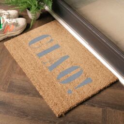 Artsy Mats Ciao Grey Doormat - Regular 60x40cm - Size: 40 cm x 60 cm - thumbnail 3