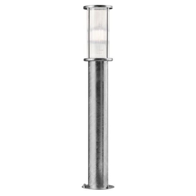 Nordlux Industrial Outdoor Garden Post Silver Galvanized steel E27 Coastal/Marine Safe, IP54 - image 1