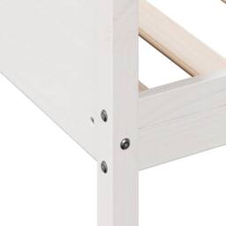 Berkfield Home Beautiful Day Bed without Mattress White 90x200 cm Solid Wood Pine - thumbnail 7