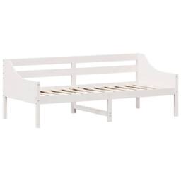 Berkfield Home Beautiful Day Bed without Mattress White 90x200 cm Solid Wood Pine - thumbnail 1