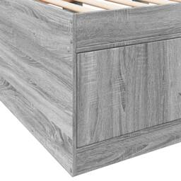 Berkfield Home Versatile Daybed with Drawers without Mattress Grey Sonoma 100x200 cm - thumbnail 8