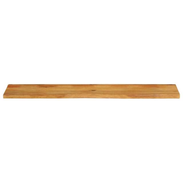 Berkfield Home Table Top Live Edge 160x20x3.8 cm Solid Wood Mango in Brown - image 1