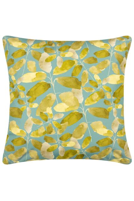 Wylder Tropics Lorena Water & UV Resistant Reversible Outdoor Cushion in Aqua - Size: 43 cm x 43 cm - image 1