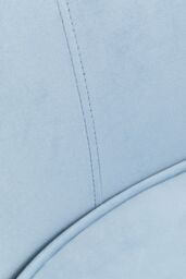 Orsina Yasmeen 3 Seat Aqua Blue Velvet Sofa - thumbnail 5