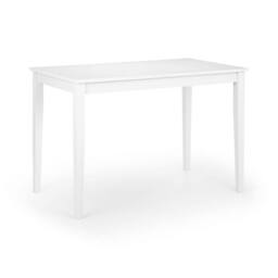 Cheshire Premium Takumi 114cm Dining Table - Satin White - thumbnail 1
