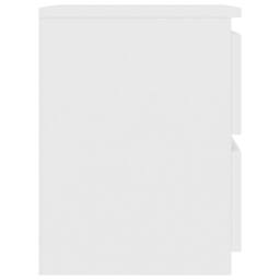 Berkfield Home Bedside Cabinets 2 pcs White 30x30x40 cm Engineered Wood - Size: 30 x 30 x 40 cm - thumbnail 6