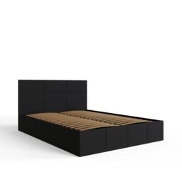 GFW Side Lift Ottoman Storage Bed in Black - Size: King - thumbnail 4