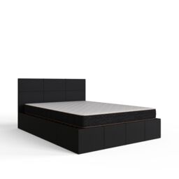 GFW Side Lift Ottoman Storage Bed in Black - Size: King - thumbnail 5