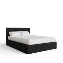 GFW Side Lift Ottoman Storage Bed in Black - Size: King - thumbnail 6