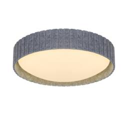 Nordlux Corato Ceiling Light Grey Plastic Hallway E14 Mains 42cm - thumbnail 1