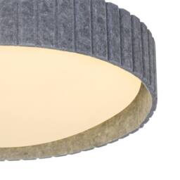 Nordlux Corato Ceiling Light Grey Plastic Hallway E14 Mains 42cm - thumbnail 3