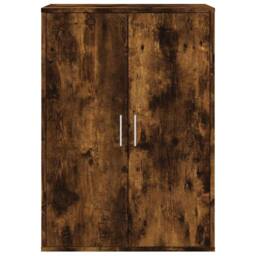 Berkfield Home Sideboard Smoked Oak 60x31x84 cm Engineered Wood in Brown - Size: 60 x 31 x 84 cm - thumbnail 5