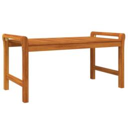 Berkfield Home Beautiful Coffee Table 100x50x50 cm Solid Wood Acacia in Brown - Size: 100 x 50 x 50 cm - thumbnail 3