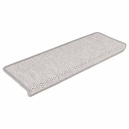 Berkfield Home Stair Mats Self-adhesive Sisal-Look 15 pcs 65x21x4 cm Beige - Size: Medium - thumbnail 3