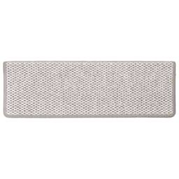 Berkfield Home Stair Mats Self-adhesive Sisal-Look 15 pcs 65x21x4 cm Beige - Size: Medium - thumbnail 5