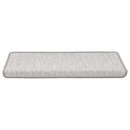 Berkfield Home Stair Mats Self-adhesive Sisal-Look 15 pcs 65x21x4 cm Beige - Size: Medium - thumbnail 4