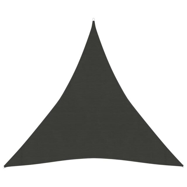 Berkfield Home Sunshade Sail 160 g/m ² Anthracite 4x4x4 m HDPE in Black - image 1