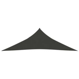 Berkfield Home Sunshade Sail 160 g/m ² Anthracite 4x4x4 m HDPE in Black - thumbnail 2
