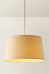 ValueLights Aspen Natural Tapered Easy Fit Pendant Lamp Shade - Size: Medium - thumbnail 3