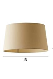 ValueLights Aspen Natural Tapered Easy Fit Pendant Lamp Shade - Size: Medium - thumbnail 7