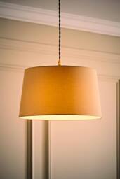 ValueLights Aspen Natural Tapered Easy Fit Pendant Lamp Shade - Size: Medium - thumbnail 2
