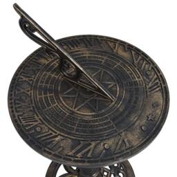 Berkfield Home Sundial Bronze 35.5x82 cm Plastic in Gold - thumbnail 2