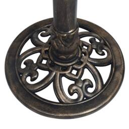 Berkfield Home Sundial Bronze 35.5x82 cm Plastic in Gold - thumbnail 3