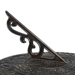 Berkfield Home Sundial Bronze 35.5x82 cm Plastic in Gold - thumbnail 4