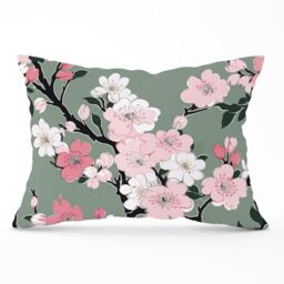 Warren Reed - Designer Pink Floral Abstract Pattern Cushions - Size: 60 cm x 60 cm - thumbnail 1