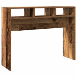 Berkfield Home Console Table Old Wood 105x30x80 cm Engineered Wood in Brown - Size: 105 x 30 x 80 cm - thumbnail 6