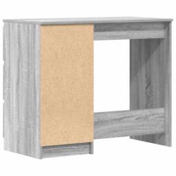 Berkfield Home Desk Grey Sonoma 90x45x76 cm Engineered Wood - Size: 90 x 45 x 76 cm - thumbnail 8