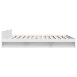 Berkfield Home Bed Frame with Drawers without Mattress White 180x200 cm Super King - thumbnail 5