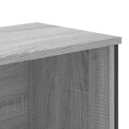 Berkfield Home Book Cabinet Grey Sonoma 80x31x169 cm Engineered wood - Size: 80 x 31 x 169 cm - thumbnail 7