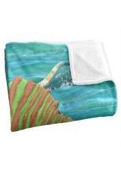 JQ Licensing Royce Mcclure Spinosaurus Dinosaur & Shark Silky Touch Super Soft Throw Blanket 152 X 127 cm in White - thumbnail 3