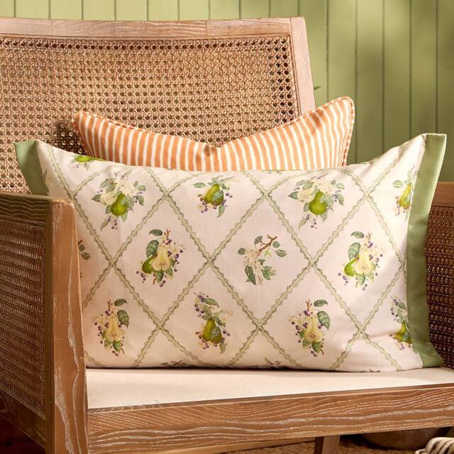 Voyage Maison Pear Trellis Printed Outdoor Cushion - Size: 40 cm x 60 cm - image 1