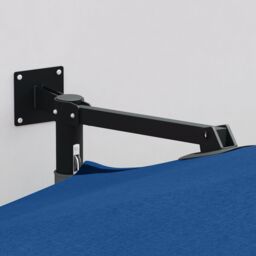 Berkfield Home Patio Umbrella Azure blue Polyester Large Tiltable - thumbnail 3