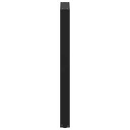 Berkfield Home Coffee Table Legs U-Shaped 2 pcs Black 40x(100-101) cm Steel - thumbnail 6